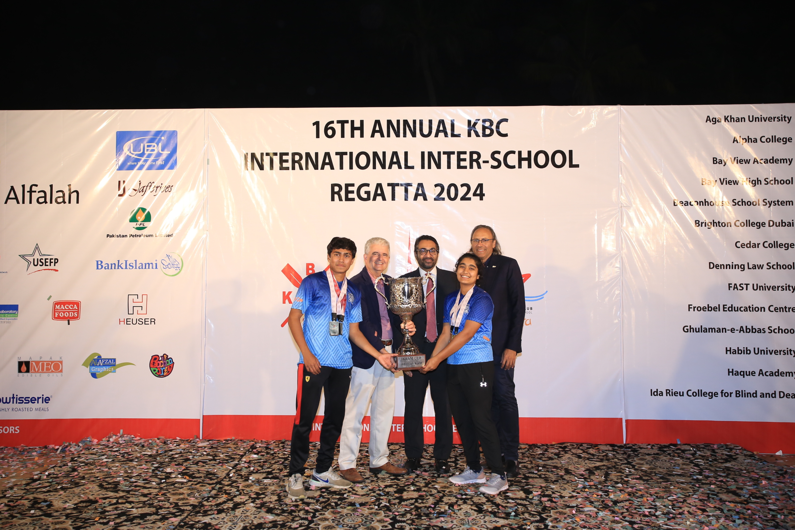 The 16th KBC International Interschool Rowing Regatta